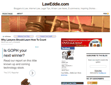 Tablet Screenshot of laweddie.com